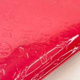 LOUIS VUITTON BREA MM IN CORAL VERNIS PAT LEA & GHW