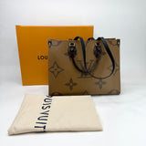 LOUIS VUITTON ONTHEGO MM GIANT REVERSE MONOGRAM - BLuxe Boutique