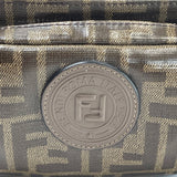 FENDI ZUCCA COATED CANVAS WAIST BAG