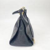 LOUIS VUITTON ARTSY MM IN BLK EMPREINTE LEA & GHW