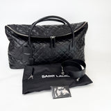 SAINT LAURENT ES GIANT TRAVEL IN BLK QUILTED LEA & SHW - BLuxe Boutique