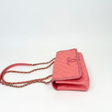 CHANEL FILIGREE IN PINK/ SALMON CAVIAR LEA & GHW - BLuxe Boutique