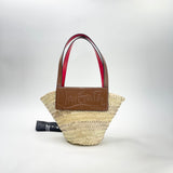 CHRISTIAN LOUBOUTIN LOUBISHORE STRAW TOTE