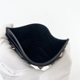 VALENTINO ROCKSTUD CARD HOLDER IN BLK LEA & GHW