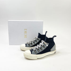 DIOR WALK’IN DIOR  BLK LACE HIGHTOPS sz 37.5