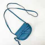 LOEWE MINI GATE IN BLUE LEA & GHW CROSSBODY 