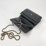 CHANEL CLASSIC WOC IN BLK LMBSKIN & GHW