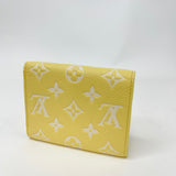 LIMITED EDITION LOUIS VUITTON WALLET IN YELLOW MONO EMPREINTE LEA