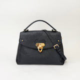 LOUIS VUITTON GEORGES MM IN BLK EMPREINTE LEA & GHW