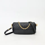 LOUIS VUITTON IVY WALLET ON CHAIN IN BLK EMPREINTE LEA & GHW