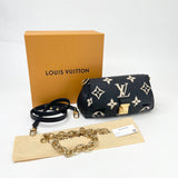 LOUIS VUITTON FAVORITE IN BLK/ CRM EMPRIENTE GHW