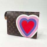 LOUIS VUITTON LIMITED EDITION GAME ON TOILETRY 26 + BONUS INSERT & CROSSBODY CHAIN