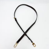 LOUIS VUITTON BRN EBENE LEA ADJUSTABLE STRAP 16mm - BLuxe Boutique