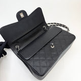 CHANEL LARGE CLASSIC DOUBLE FLAP IN BLK CAVIAR LEA & SHW - BLuxe Boutique
