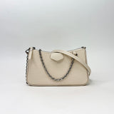LOUIS VUITTON EASY POUCH ON STRAP CROSSBODY IN CRM EPI LEA W SHW