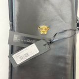 VERSACE I HEART BAROQUE BLK/ GOLD SLIPPERS 