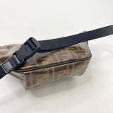 FENDI ZUCCA COATED CANVAS WAIST BAG