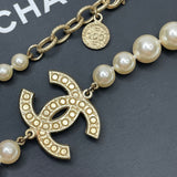 CHANEL 100 ANNIVERSARY PEARL & PALE GOLD CHOKER NECKLACE