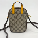 GUCCI NEO GG SUPREME CANVAS TOP HANDLE CROSSBODY