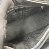 CHRISTIAN DIOR LADY DIOR LARGE IN BLK PAT LEA & SHW
