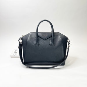 GIVENCHY MEDIUM ANTIGONA IN BLK GRAINED GOATSKIN LEATHER