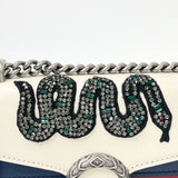 GUCCI DIONYSUS MINI CRYSTAL SERPENT IN MULTI TRI COLOR LEA