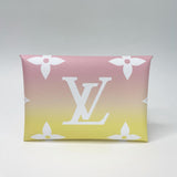 LOUIS VUITTON BY THE POOL PINK LARGE PINK KIRIGAMI POUCH/ CLUTCH