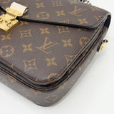 LOUIS VUITTON MONOGRAM POCHETTE METIS W BRAIDED HANDLE