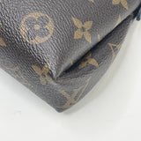 LOUIS VUITTON PALLAS CLUTCH IN MONOGRAM W BLK TRIM