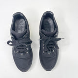 CHANEL BLK/ WHT NYLON SNEAKERS sz 37.5 - BLuxe Boutique