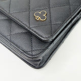 LIMITED EDITION CHANEL CASINO  CLASSIC WOC IN BLK CAVIAR LEA & GHW