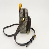 GUCCI NEO GG SUPREME CANVAS TOP HANDLE CROSSBODY