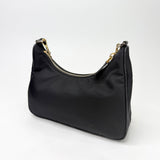 PRADA RE EDITION 2005 CROSSBODY IN BLK NYLON & GHW