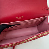 BVULGARI SERPENTI FOREVER RED LEA CHAIN WALLET - BLuxe Boutique