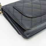 LIMITED EDITION CHANEL CASINO  CLASSIC WOC IN BLK CAVIAR LEA & GHW
