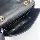 CHANEL SINGLE FLAP JUMBO IN BLK CAVIAR LEA & GHW - BLuxe Boutique