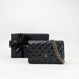 CHANEL CLASSIC WOC IN BLK CAVIAR LEA & GHW