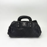 CHANEL OUTDOOR LIGNE BLK CAVIAR GOATSKIN DOCTOR TOTE