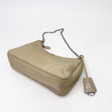 PRADA RE EDITION 2005 CROSSBODY IN DESSERT BEIGE NYLON & SHW