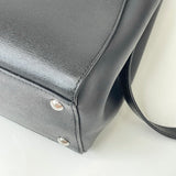 FENDI 2 JOURS PETITE BLK LEA 2 WAY BAG 