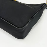 PRADA RE EDITION 2005 CROSSBODY IN BLK NYLON & GHW