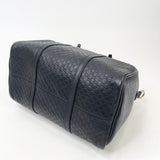 GUCCI JOY BOSTON 2WAY BAG IN BLK MICROGUCCISSIMA LEATHER & SHW