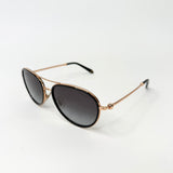 TIFFANY & CO ROSE GOLD AVIATOR SUNGLASSES