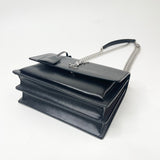 SAINT LAURENT MEDIUM SUNSET IN BLK SMOOTH LEA & SHW