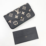 LOUIS VUITTON FELICIE POCHETTE MONO EMPREINTE LEA + CARD HOLDER INSERT