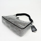 PRADA MINI RE EDITION 2000 IN CRYSTAL & BLK SATIN - BLuxe Boutique