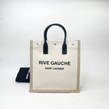 SAINT LAURENT RIVE GAUCHE CANVAS TOTE