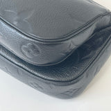 LOUIS VUITTON MULTI POCHETTE ACCESSORIES IN BLK EMPREINTE LEA