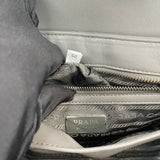 PRADA SPECTRUM IN MARBLE GREY QUILTED NAPPA LEA BAG