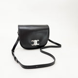 CELINE MEDIUM BESACE TRIOMPHE IN BLK SUPPLE CALFSKIN LEA & SHW - BLuxe Boutique